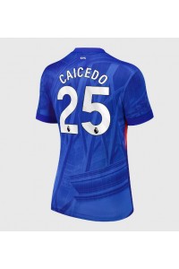 Fotbalové Dres Chelsea Moises Caicedo #25 Dámské Domácí Oblečení 2025-26 Krátký Rukáv